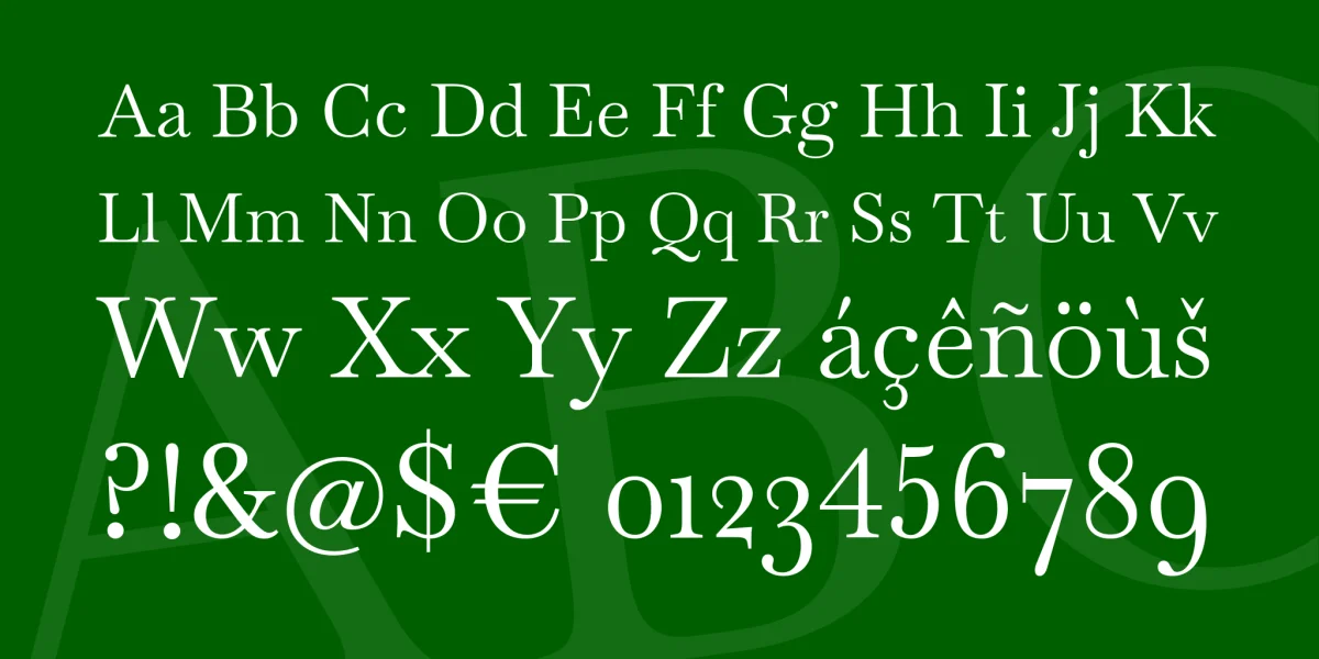 Baskervville Font Family preview 4