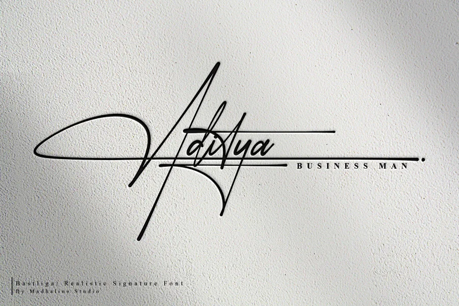 Bastliga One Font preview 4