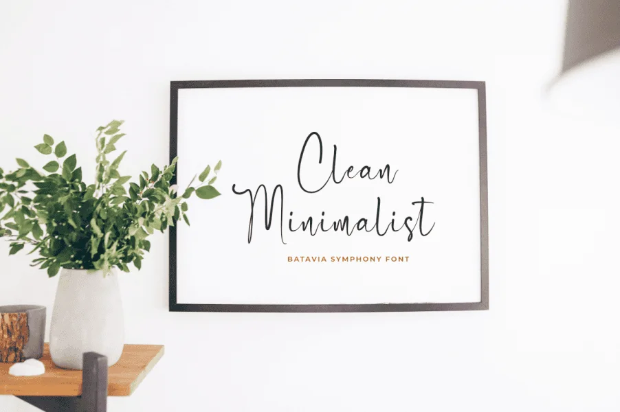 Batavia Symphony Font preview 2