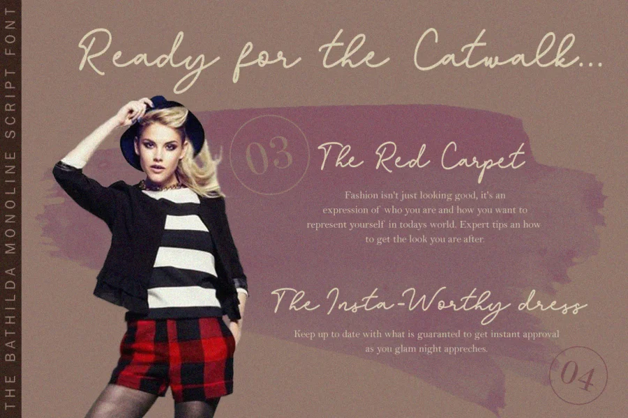 Bathilda Font preview 12