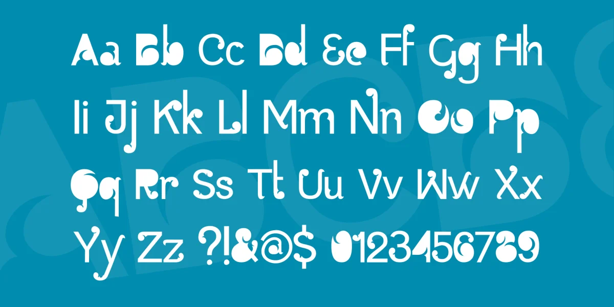Batik Gangster Font preview 4