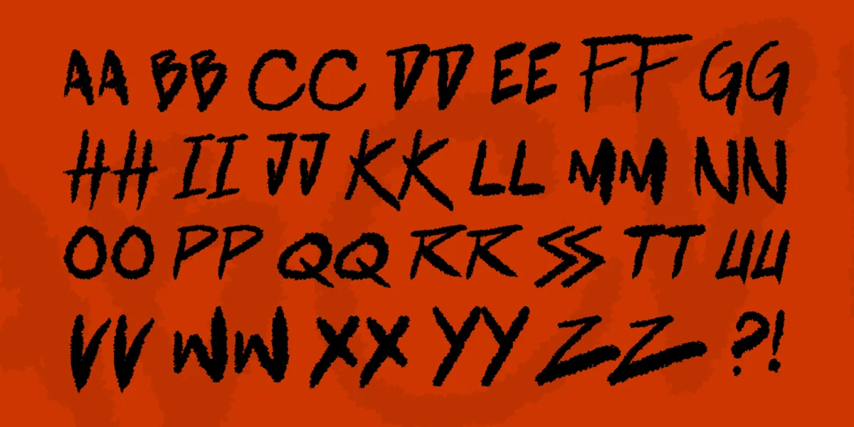 battle breath Font Family preview 4