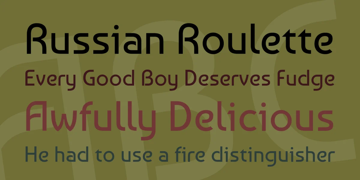 Baumans Font preview 2