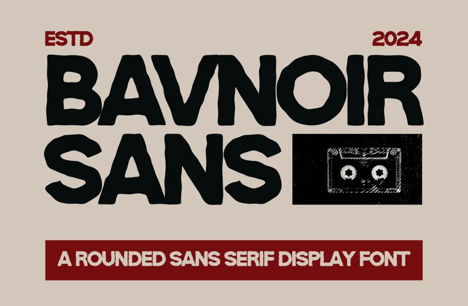 BAVNOIR Font