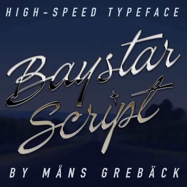 Baystar Script PERSONAL USE ONLY Font Family preview 6