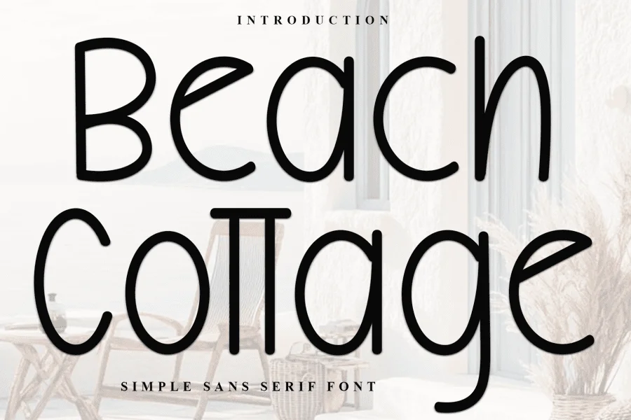 Beach Cottage Font