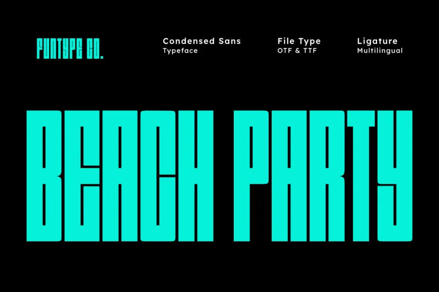 Beach Party Font