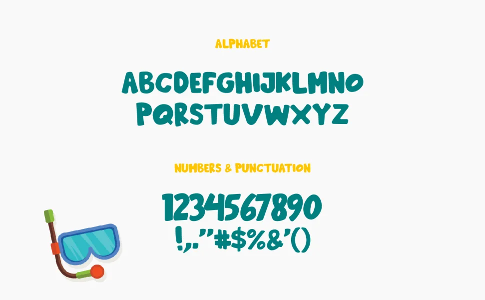 Beachday Font preview 3