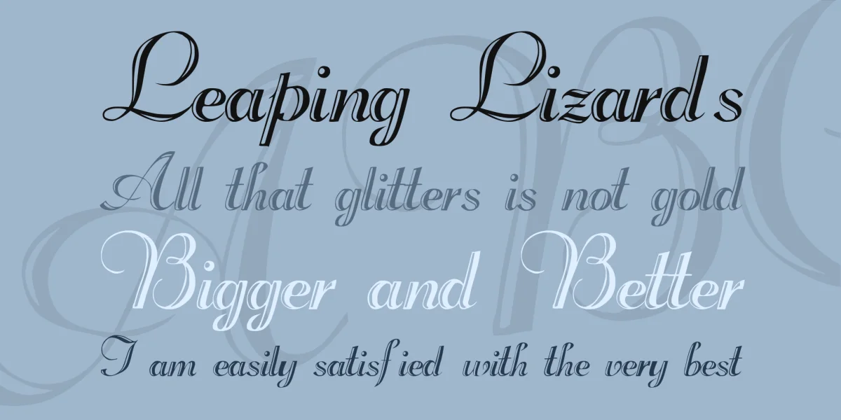 Beachman Script Font preview 2