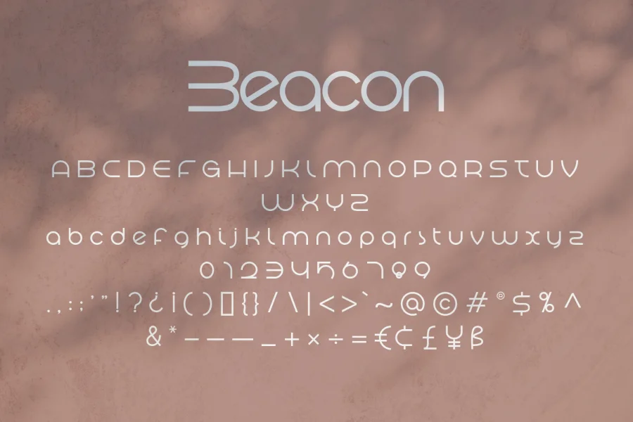 Beacon Font preview 7