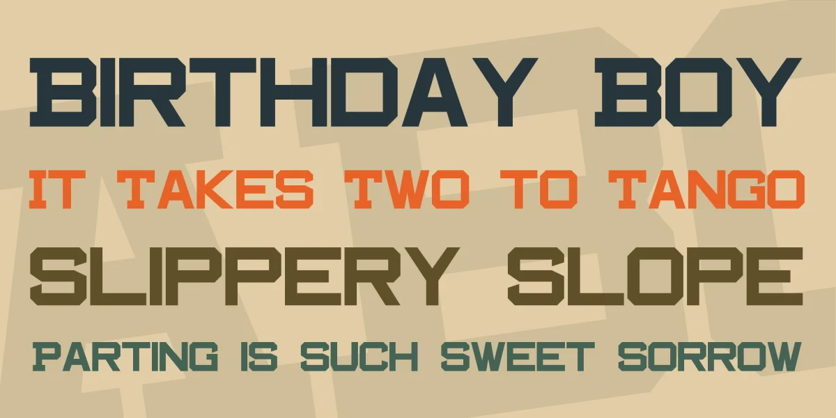 Beantown Font preview 2