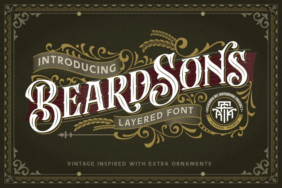 Beardsons Normal Font