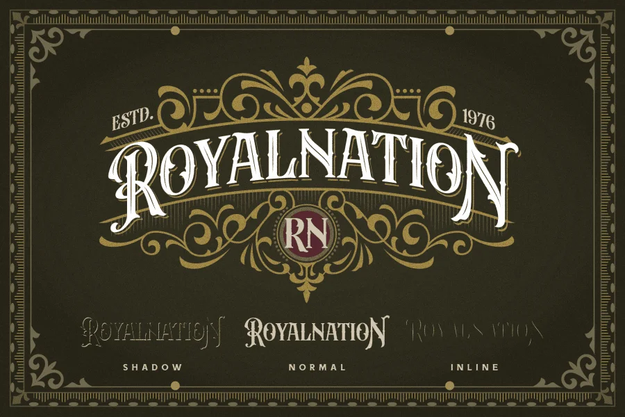 Beardsons Normal Font preview 2