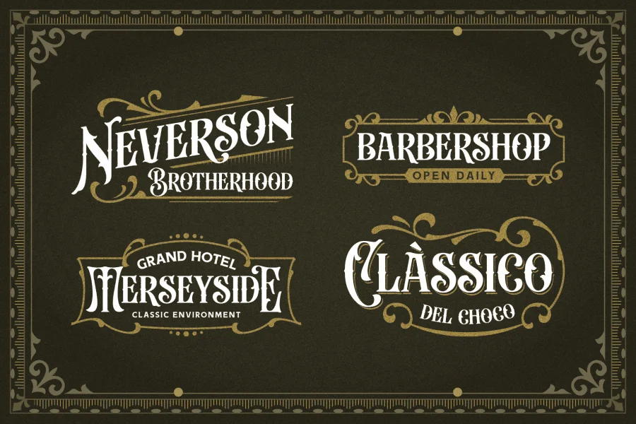 Beardsons Normal Font preview 4