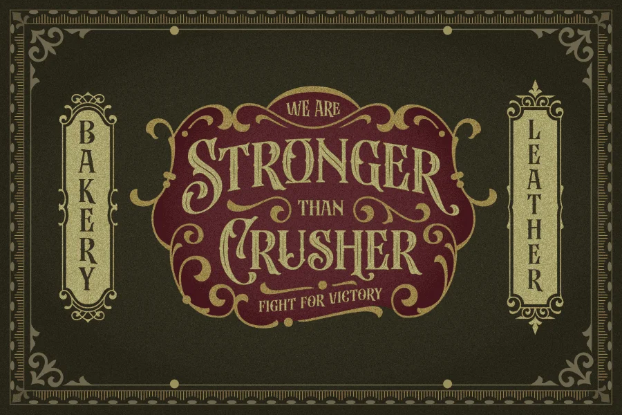 Beardsons Normal Font preview 6