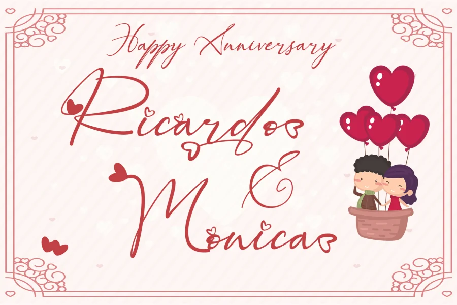 Beautiful Kisses Font preview 4