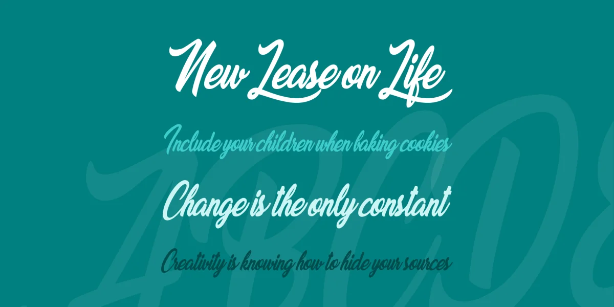 Beautiful Lovers Personal Use Font preview 3