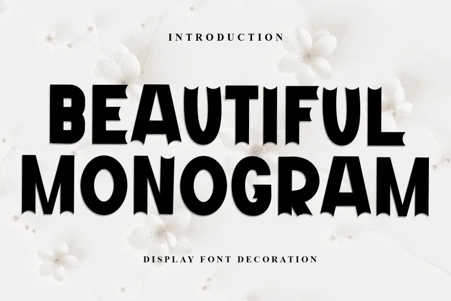 Beautiful Monogram Font