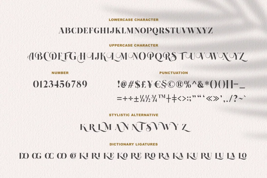Beautiful Roses Font preview 11