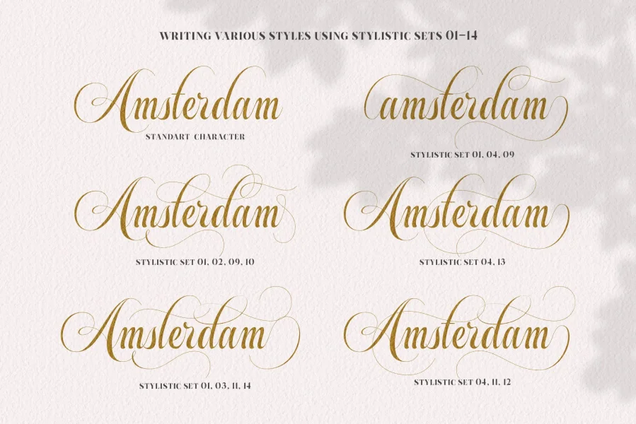 Beautiful Roses Font preview 5