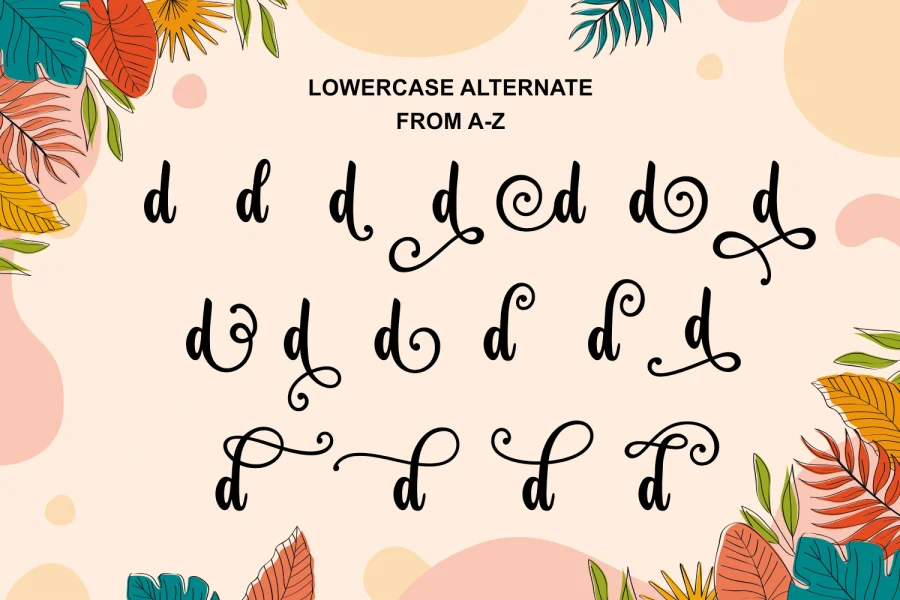BeautifulHoliday Font preview 3