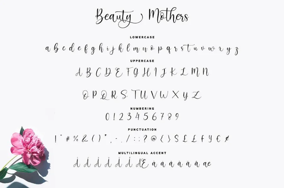 Beauty Mothers Font preview 7