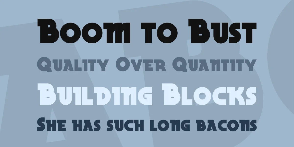 Becker Black NF Font preview 2