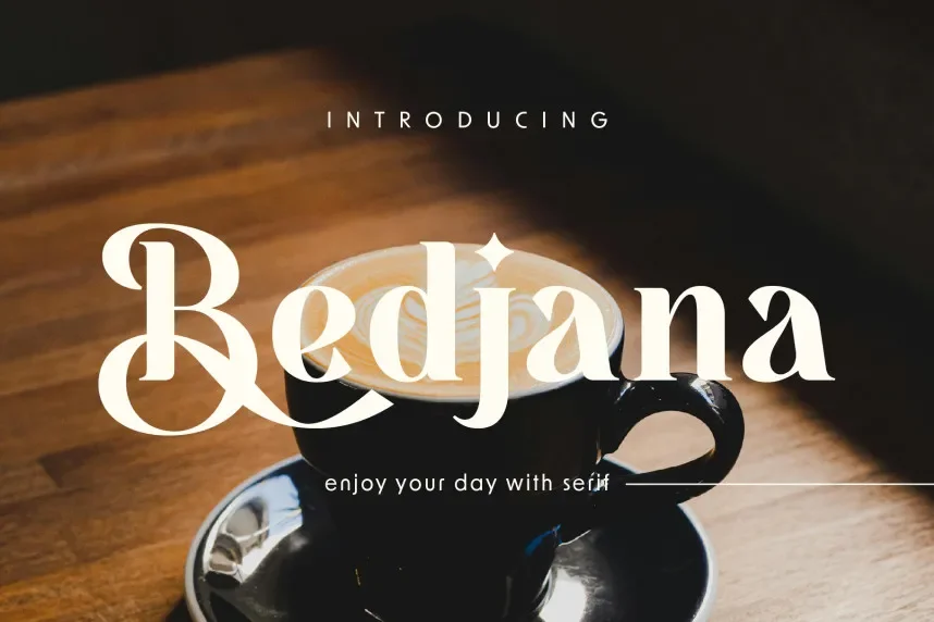 Bedjana Font preview 2