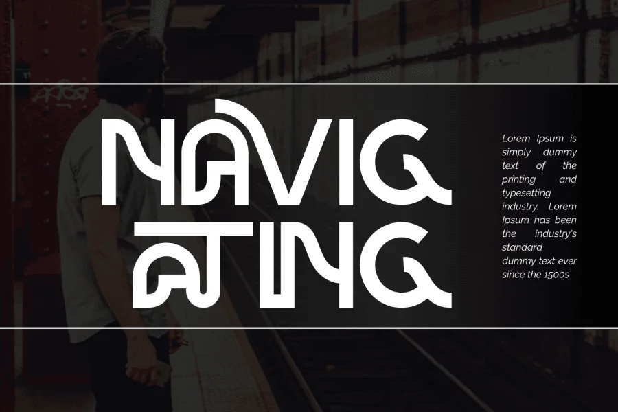 BEFORE CAUSING DEMO Font preview 4