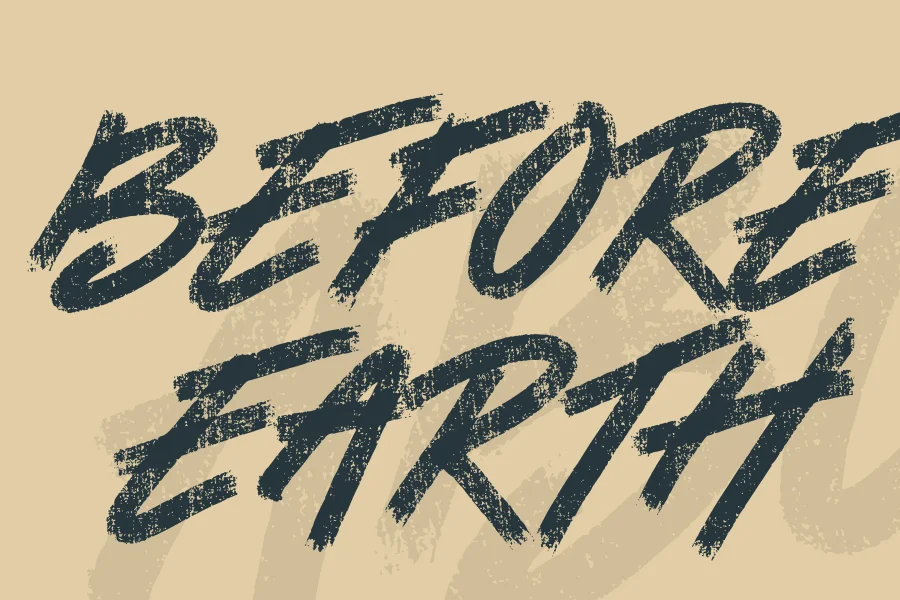 Before Earth Font