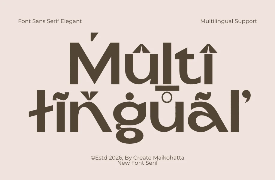 Begav Font preview 5