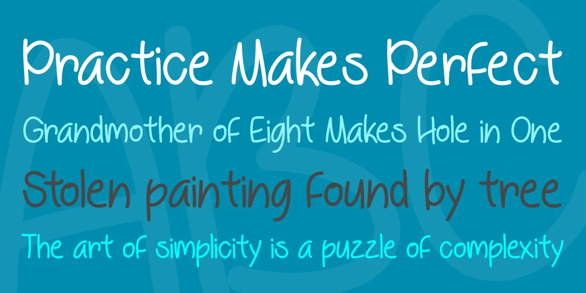 Behind Blue Eyes Font preview 2