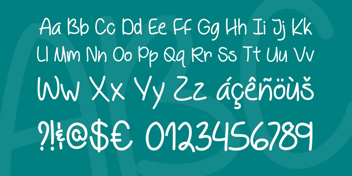 Behind Blue Eyes Font preview 3