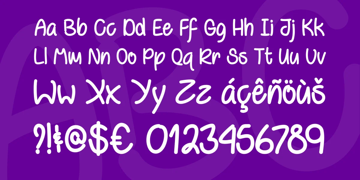 Behind Violet Eyes Font preview 4