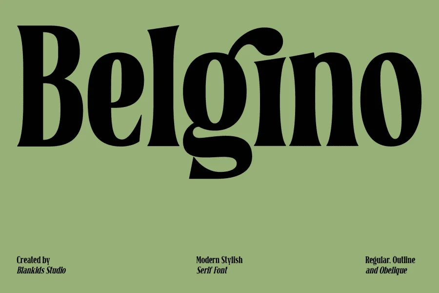 Belgino Font