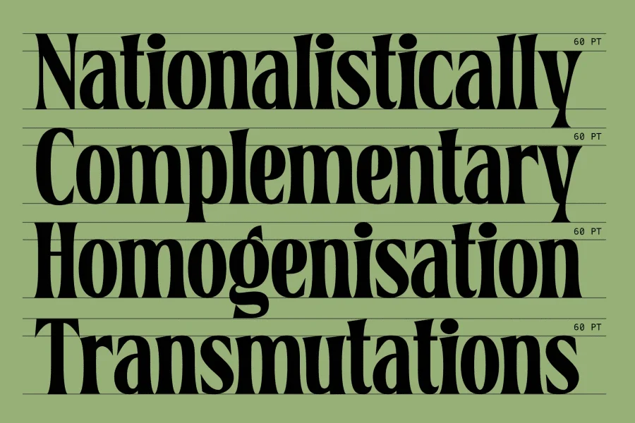 Belgino Font preview 3