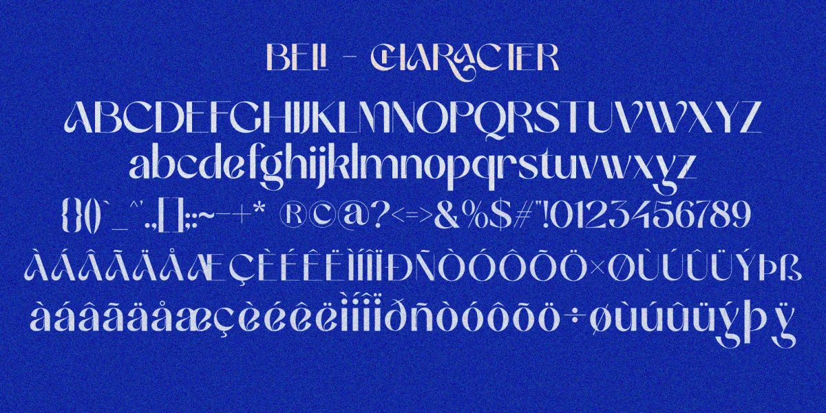 Beli Font Family preview 11