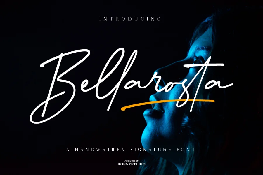 Bellarosta Font preview 2