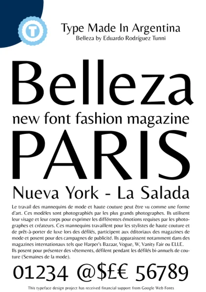 Belleza Font