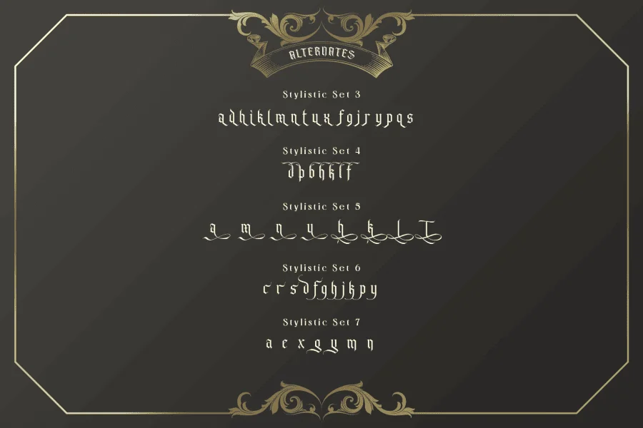 Belligoes Font preview 5