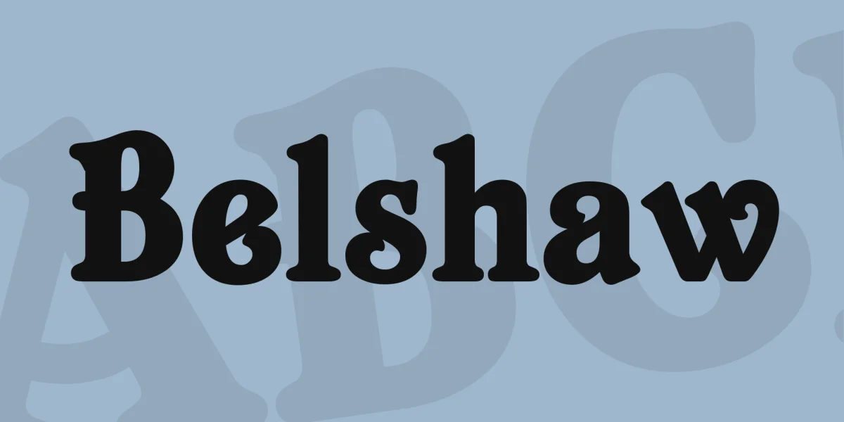 Belshaw Font