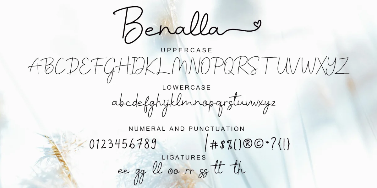 Benalla Font preview 9