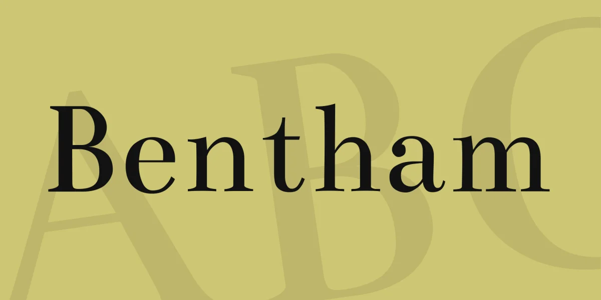 Bentham Font