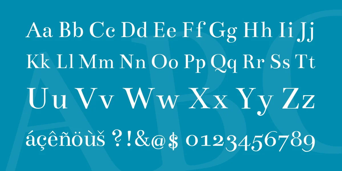 Bentham Font preview 4