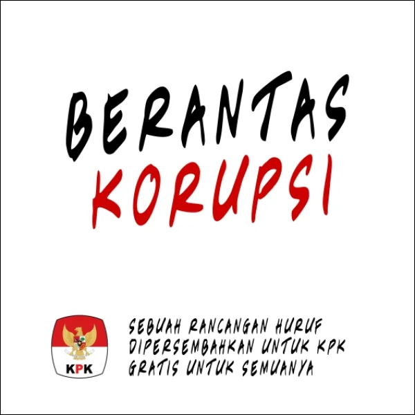 Berantas Korupsi Font