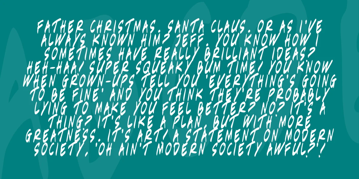 Berantas Korupsi Font preview 4