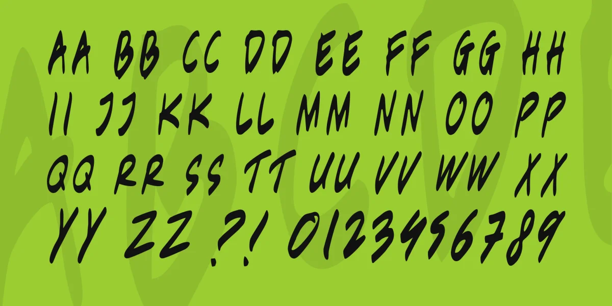 Berantas Korupsi Font preview 5