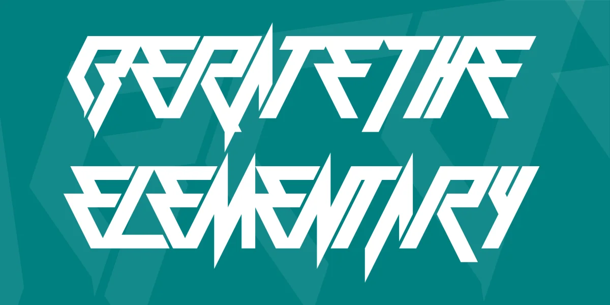 Berate The Elementary Font