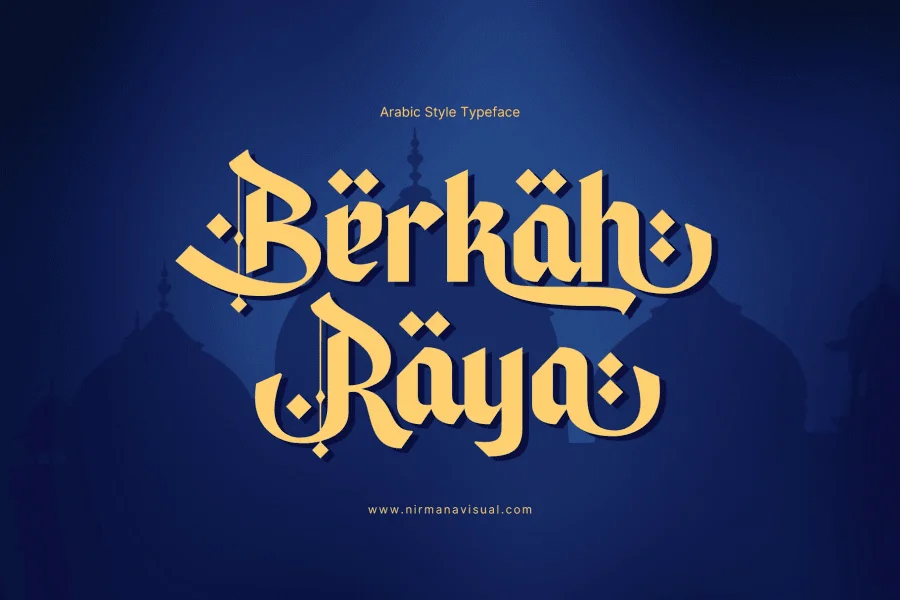 Berkah Raya - Demo Font