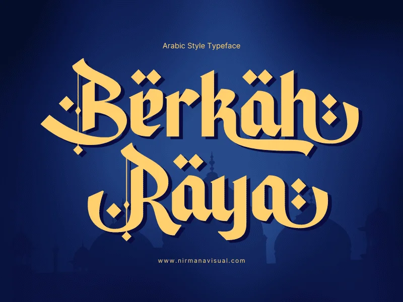 Berkah Raya - Demo Font preview 5